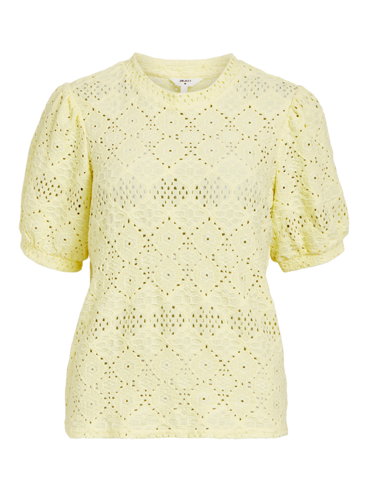 OBJFEODORA T-Shirts & Tops - Lemon Meringue